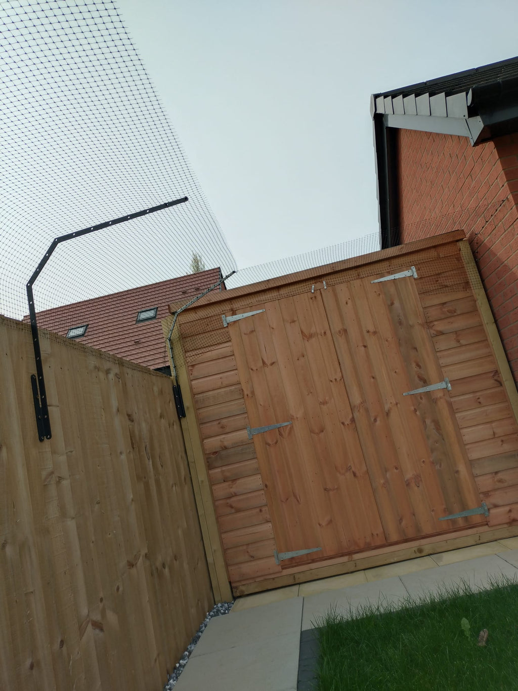 Professional Cat Fence Barrier for Existing Fencing | Custom-Designed Brackets & Mesh System