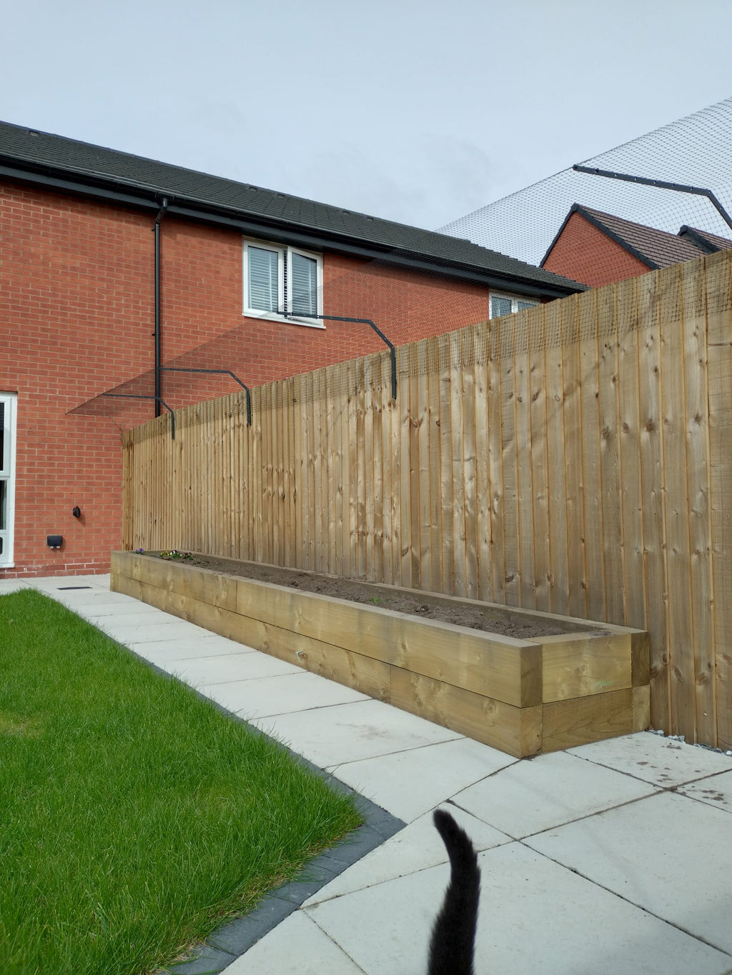 Professional Cat Fence Barrier for Existing Fencing | Custom-Designed Brackets & Mesh System